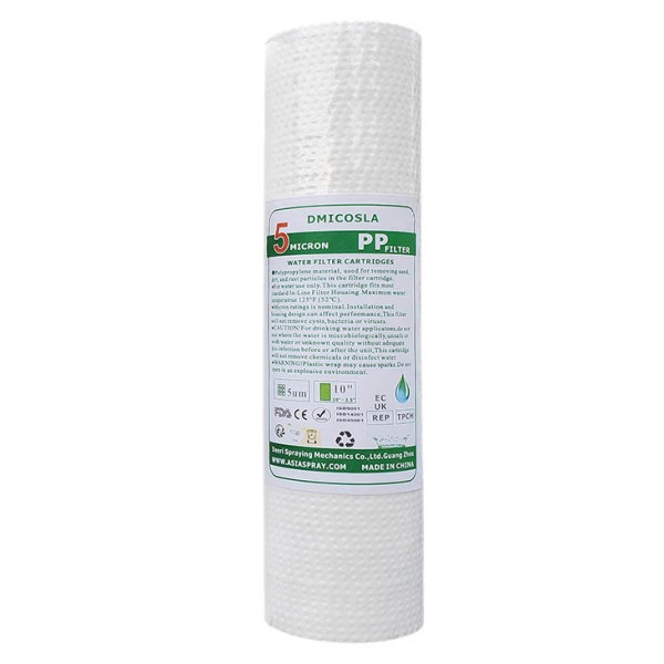 PP needle-punched cotton water filter element, water supply device for hard water and impure water, filter bottle filter element